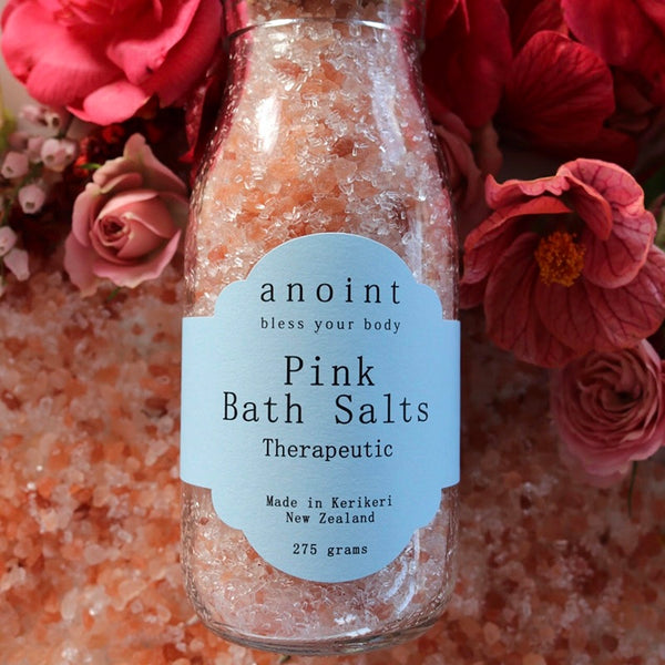 Anoint - Pink Bath Salts Bottle