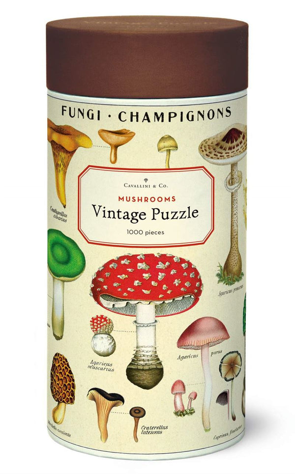 Vintage Puzzle - Mushrooms