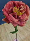 Artificial Flower - Damask Rose Orange