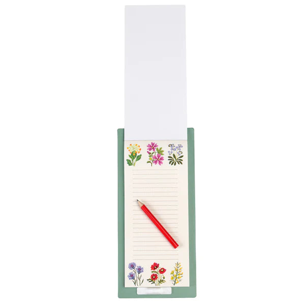Magnetic Note Pad - Wild flowers