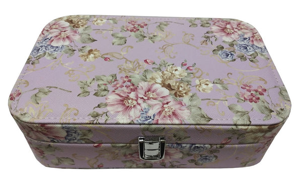 Jewellery Box - Large Mauve Floral