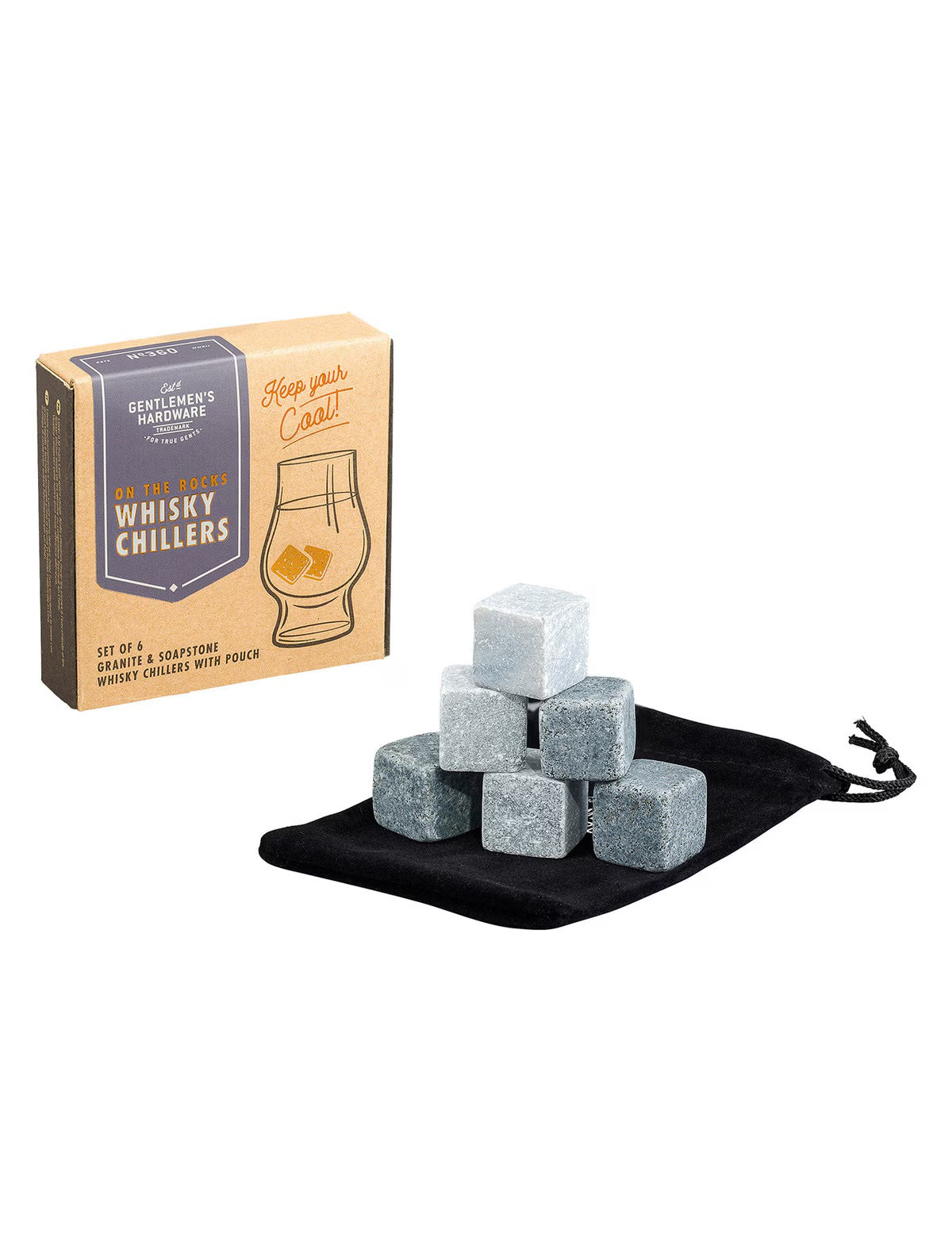 Whiskey Chiller Stones - Set 6