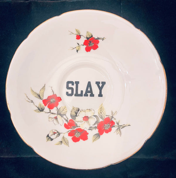 Sweary Plate - Slay