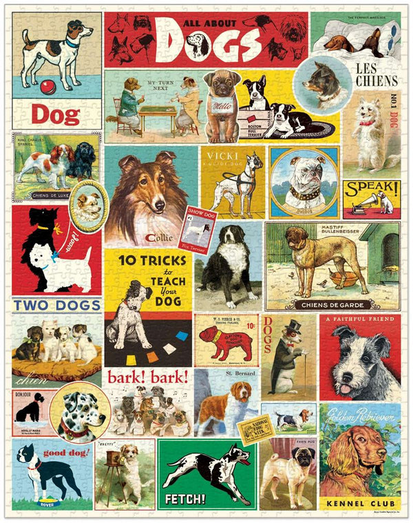 Vintage Puzzle - Dogs