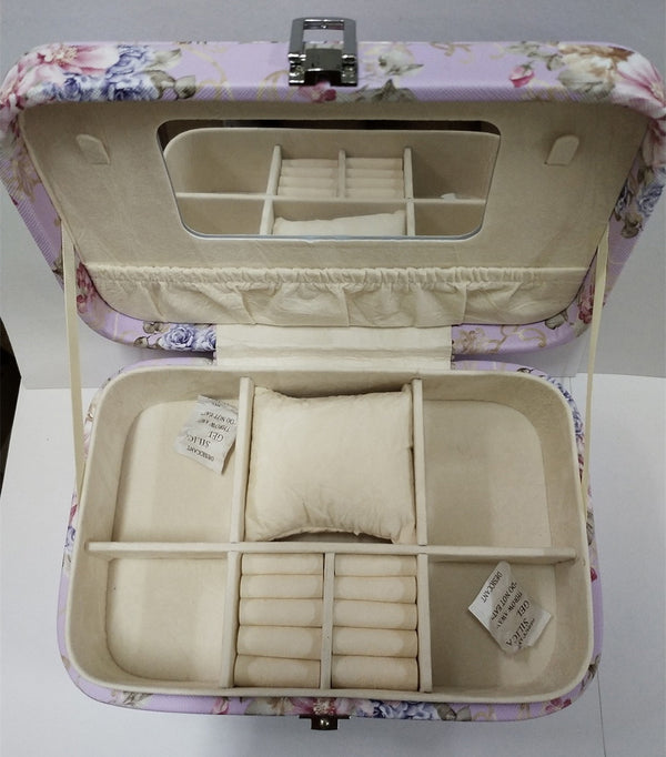 Jewellery Box - Large Mauve Floral