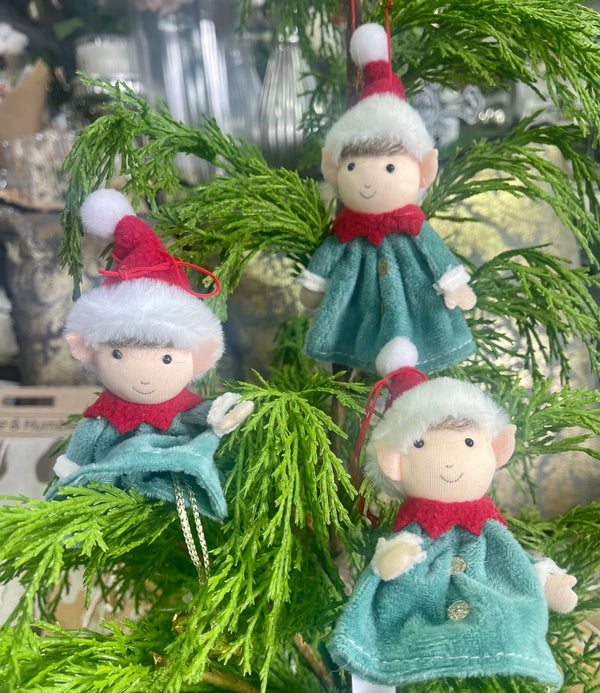 Christmas - Tree Decoration - Elf with bells