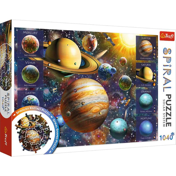 Puzzle - Trefl "1040" - Spiral Puzzle - Solar system