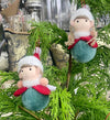 Christmas - Tree Decoration - Elf with braids