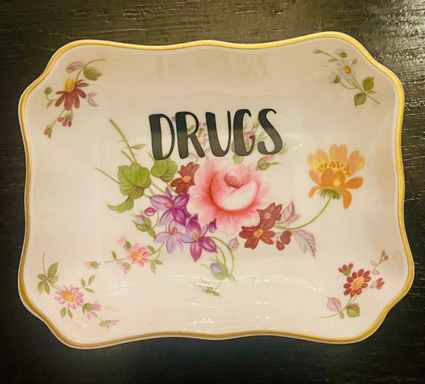 Sweary Plate - Drugs