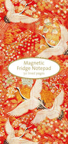 Magnetic Note Pad - Kimono Cranes
