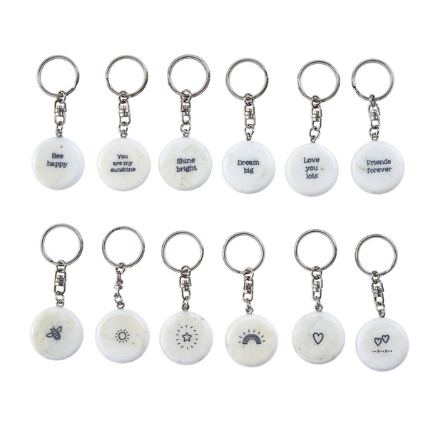 Keyring - Marble - Assorted