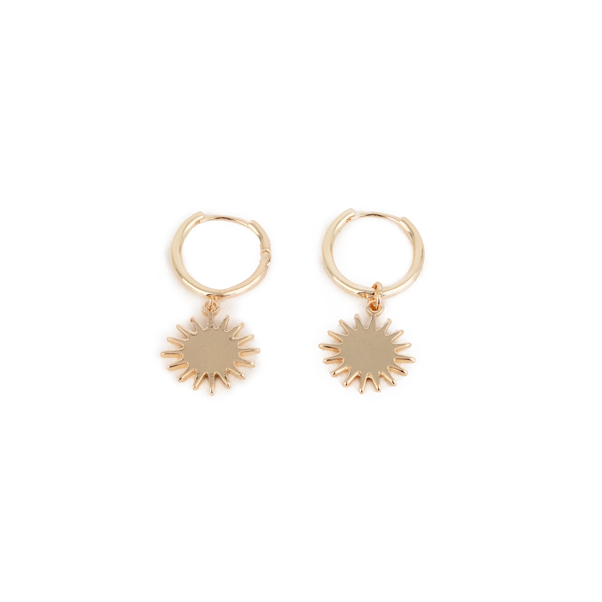 Earrings - Gold Sun