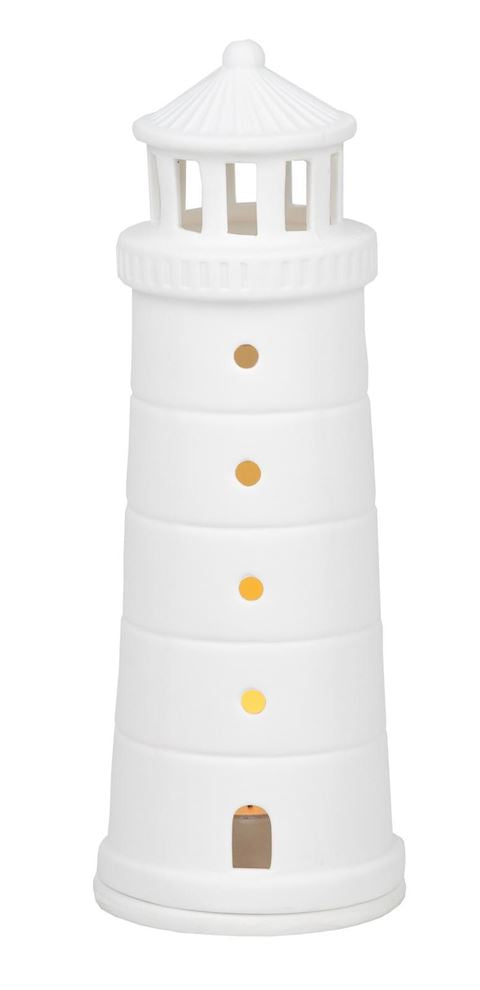 Tealight - Porcelain Lighthouse- Rader - Med
