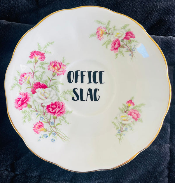 Sweary Plate - Office Slag