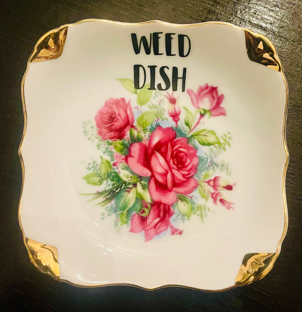 Sweary Plate - Weed Dish