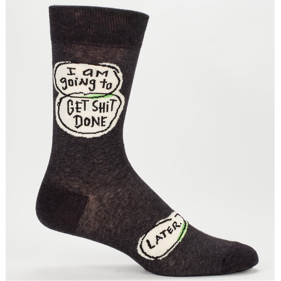 Socks - Mens - Get Shit Done, Later