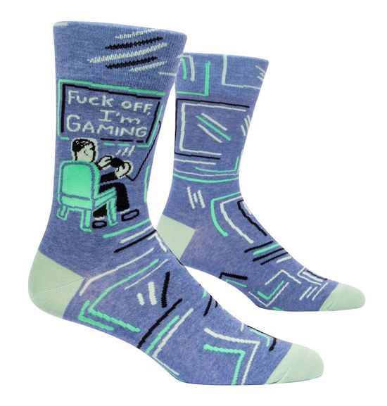 Socks - Mens - Fuck Off I'm Gaming