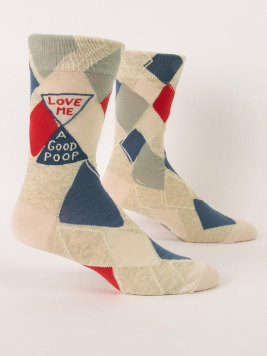 Socks - Mens - Love Me A Good Poop