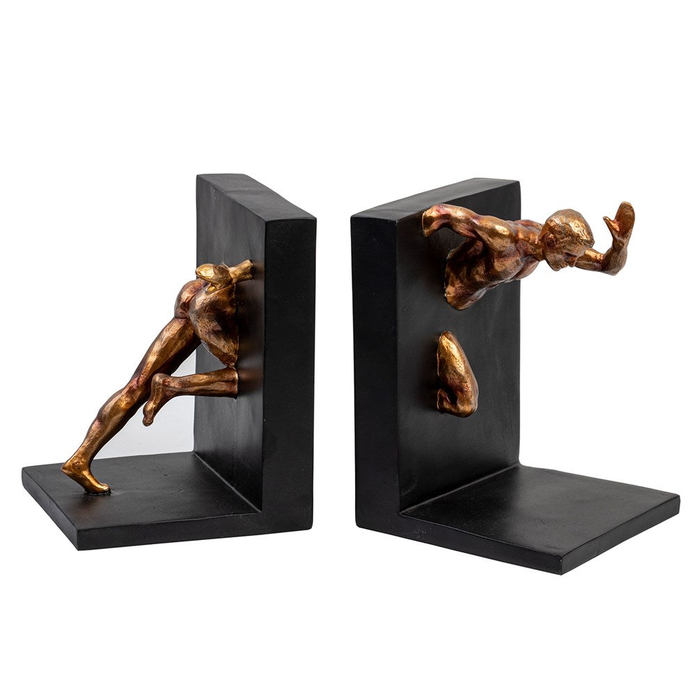 Man Bookend Bookends - Running Man