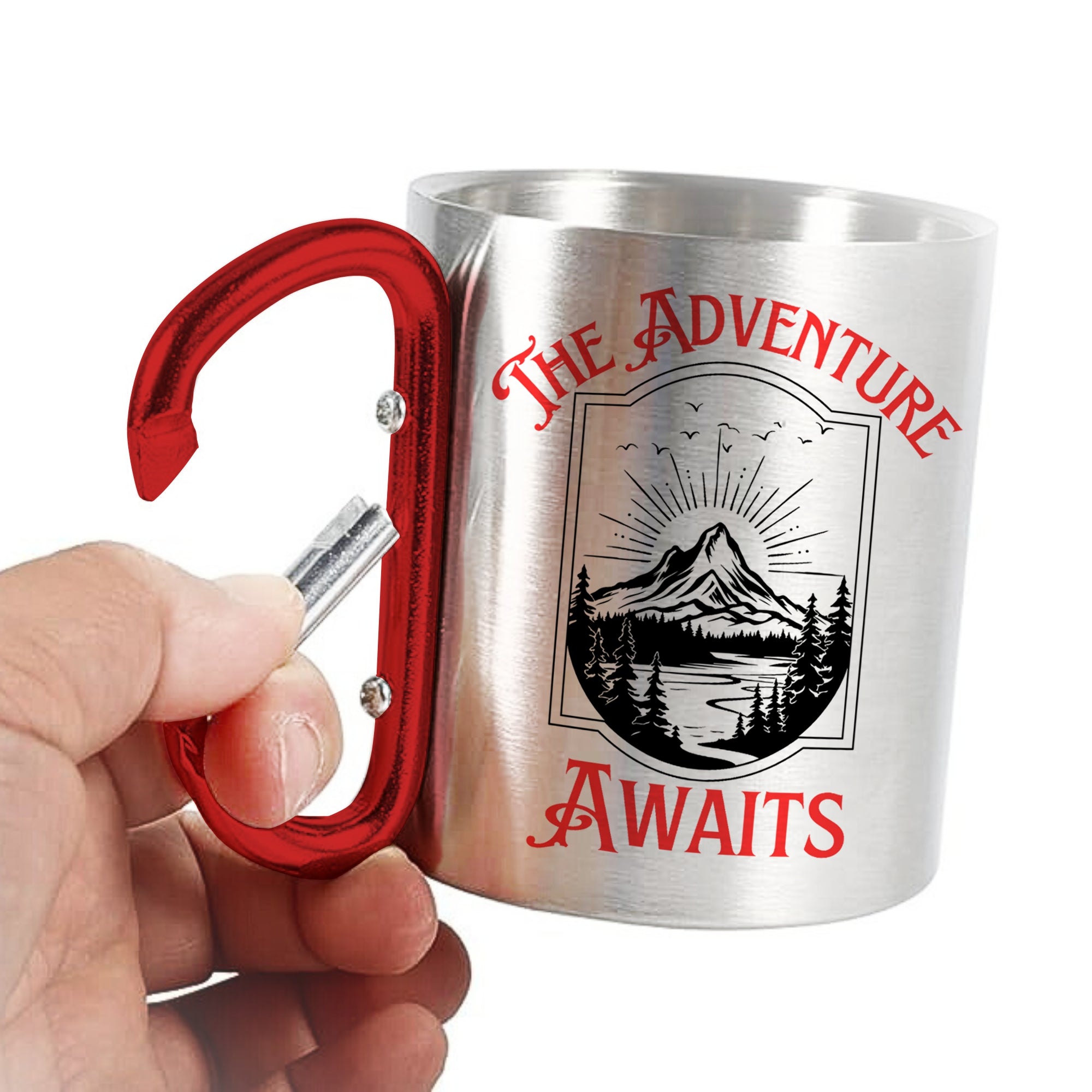 Carabiner Mug - Adventure Awaits