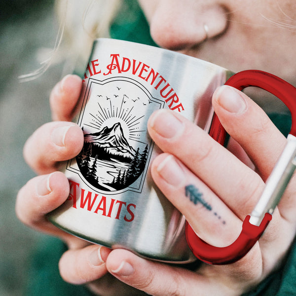 Carabiner Mug - Adventure Awaits