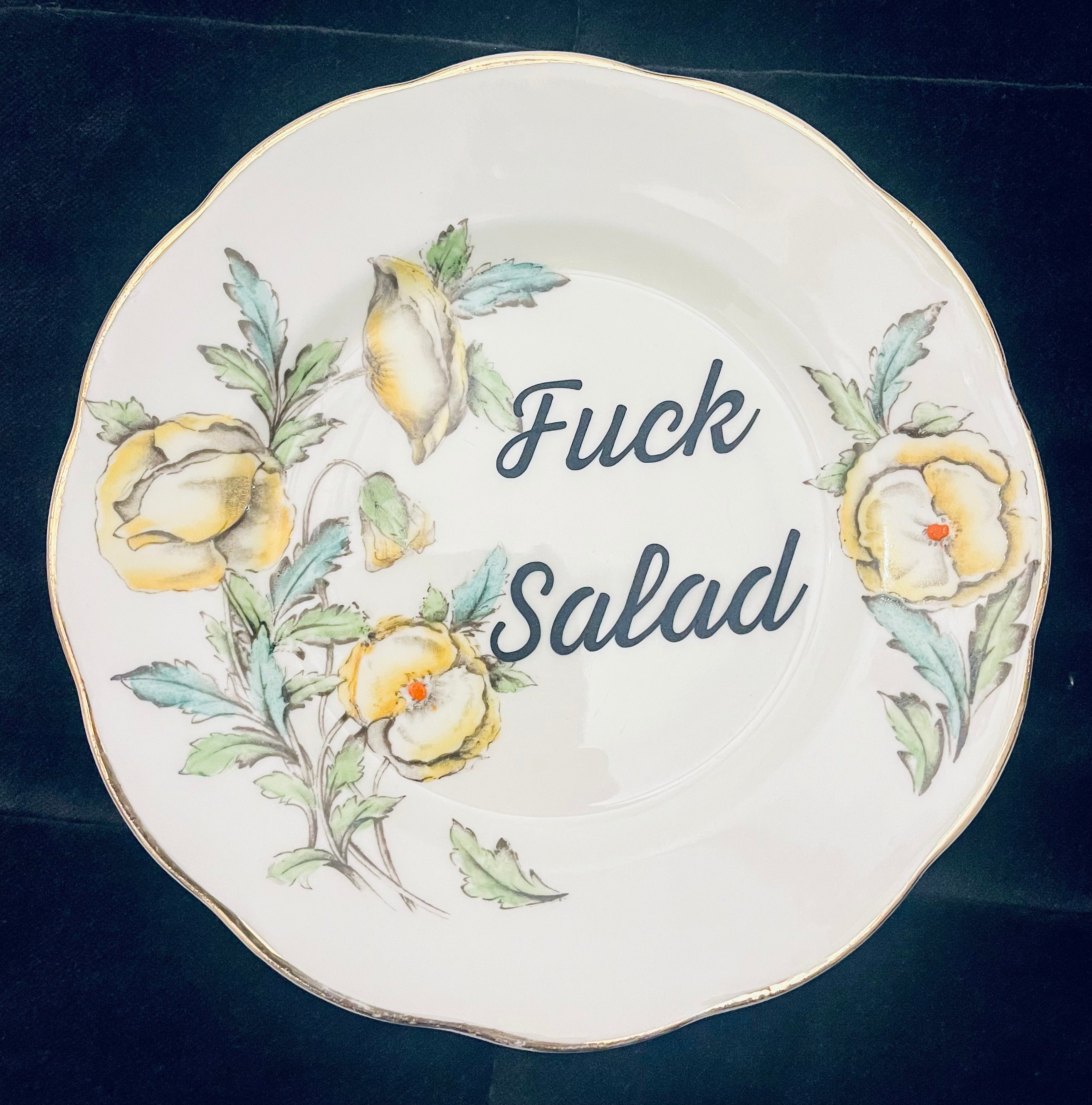 Sweary Plate - Fuck Salad