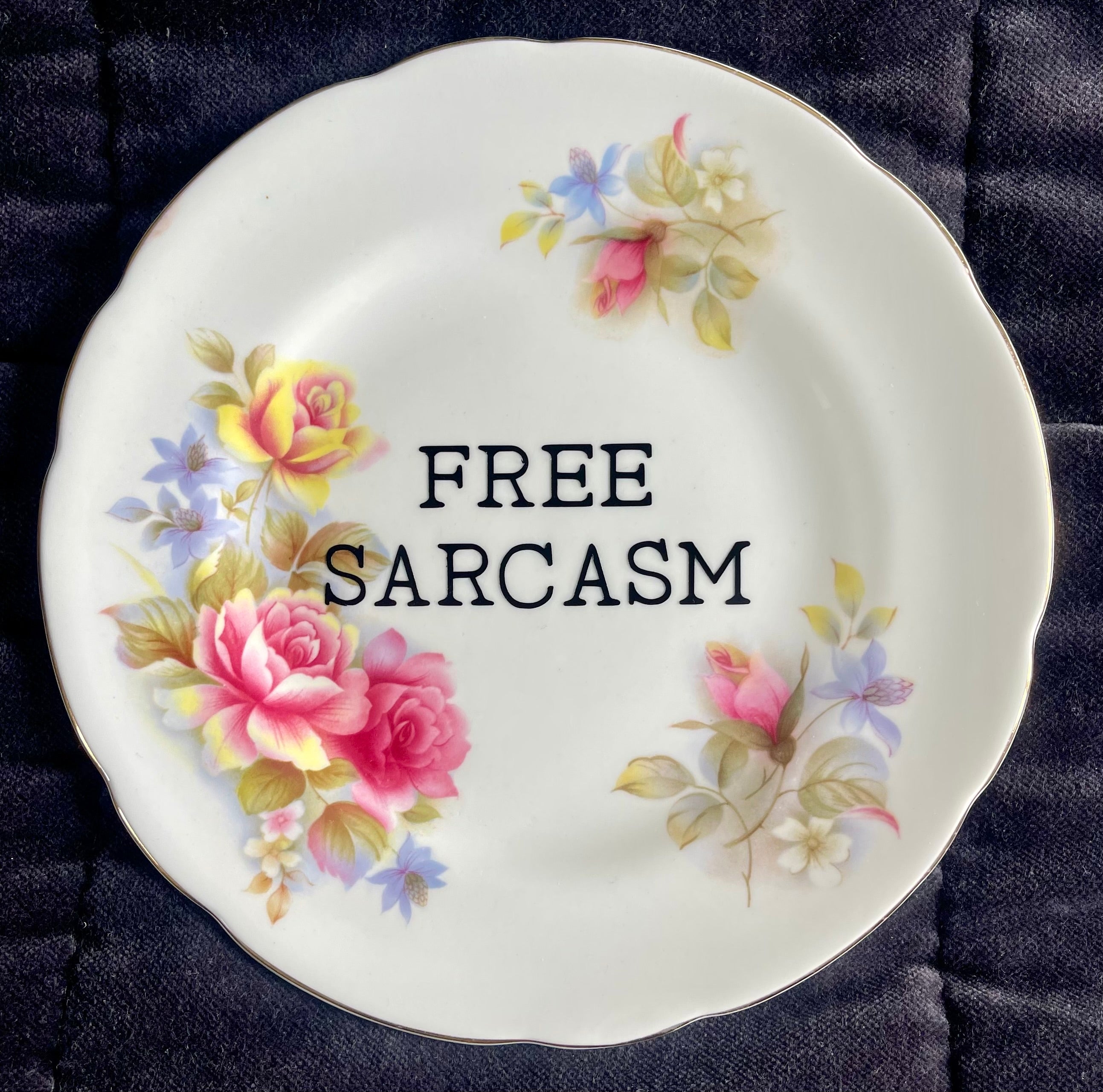 Sweary Plate - Free Sarcasm