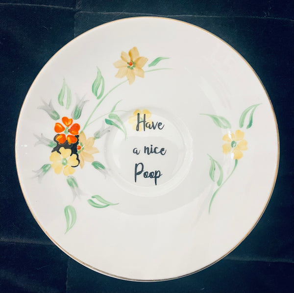 Sweary Plate - Have a nice Poop