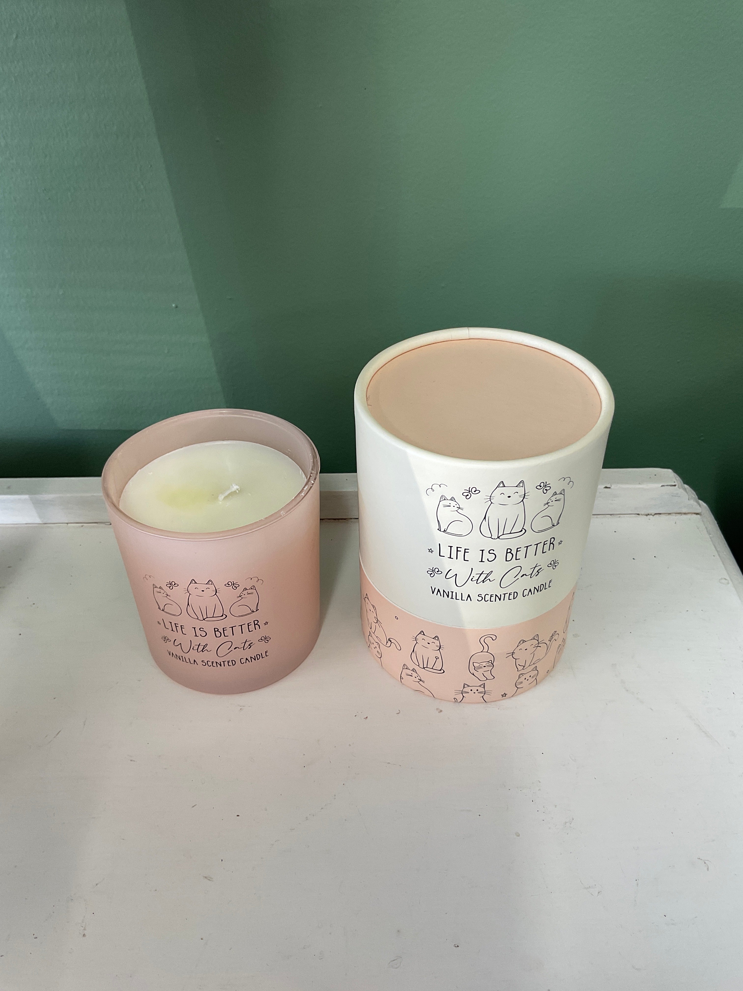 Candle - Life is Better with Cats - Vanilla