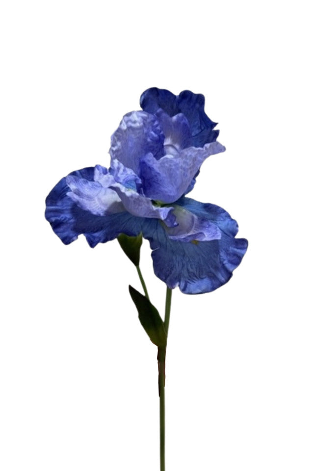 Artificial Flower - Bearded Iris Blue