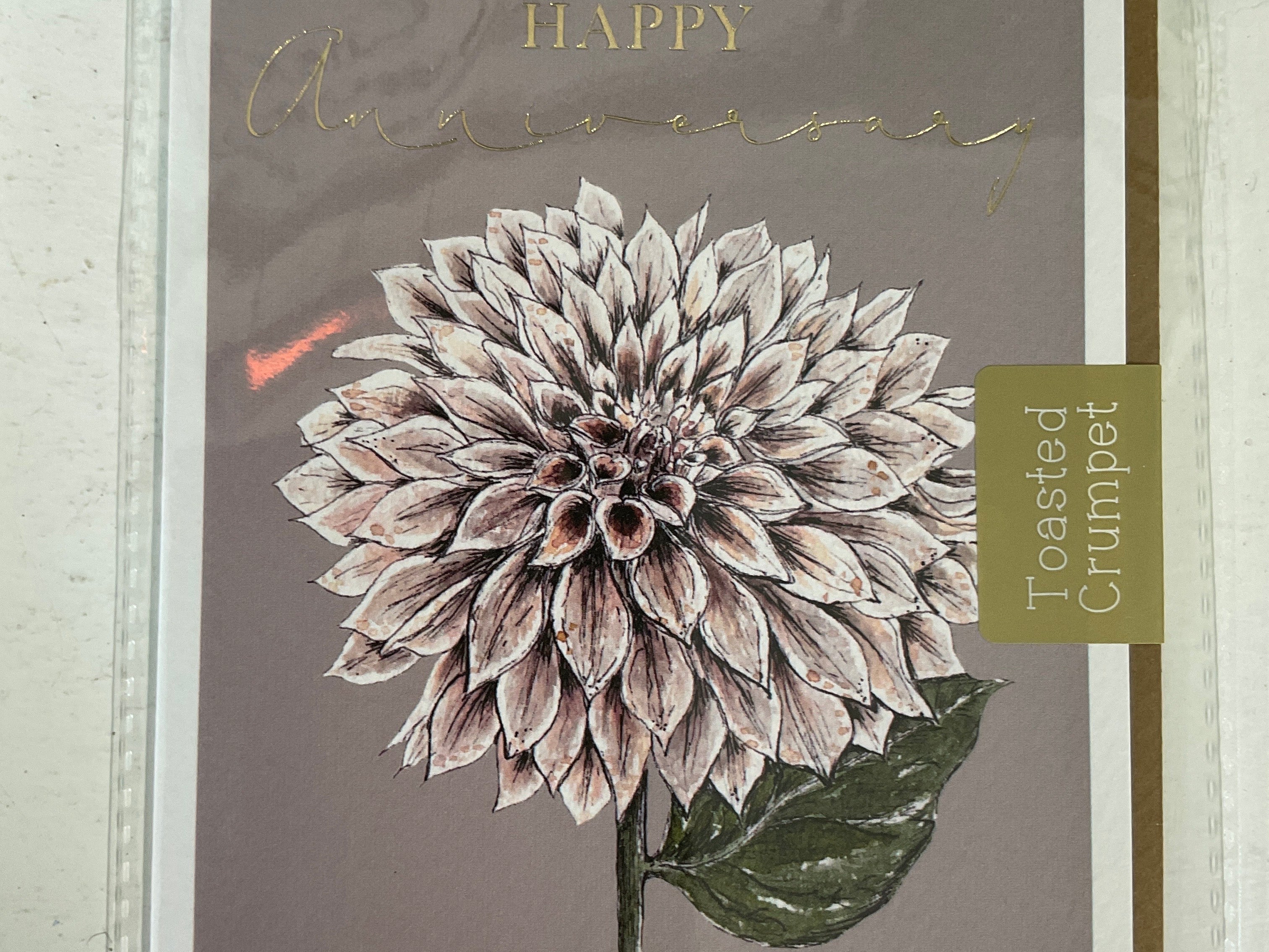 Anniversary Card - Toasted Crumpet - Happy Anniversary