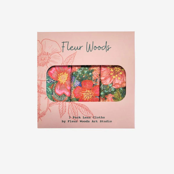 Lens Cloths - Fleur Woods  - Set of 3