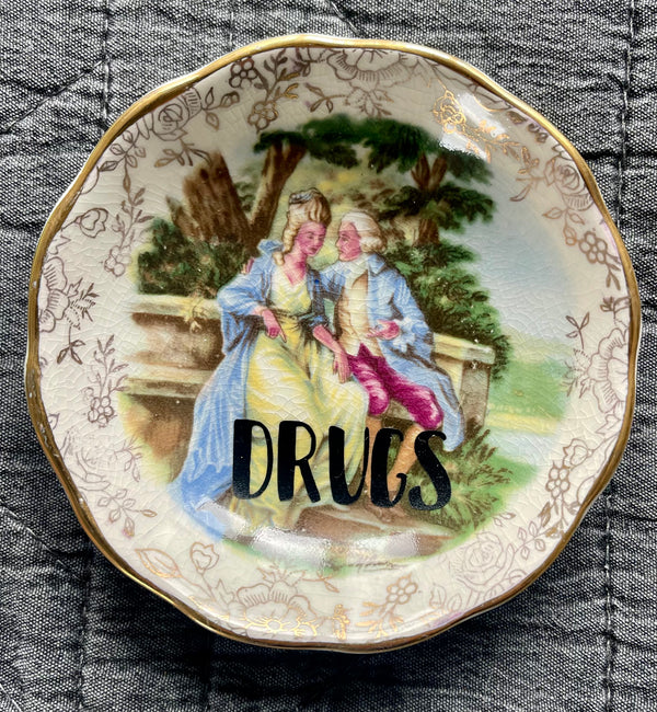 Sweary Plate - Drugs