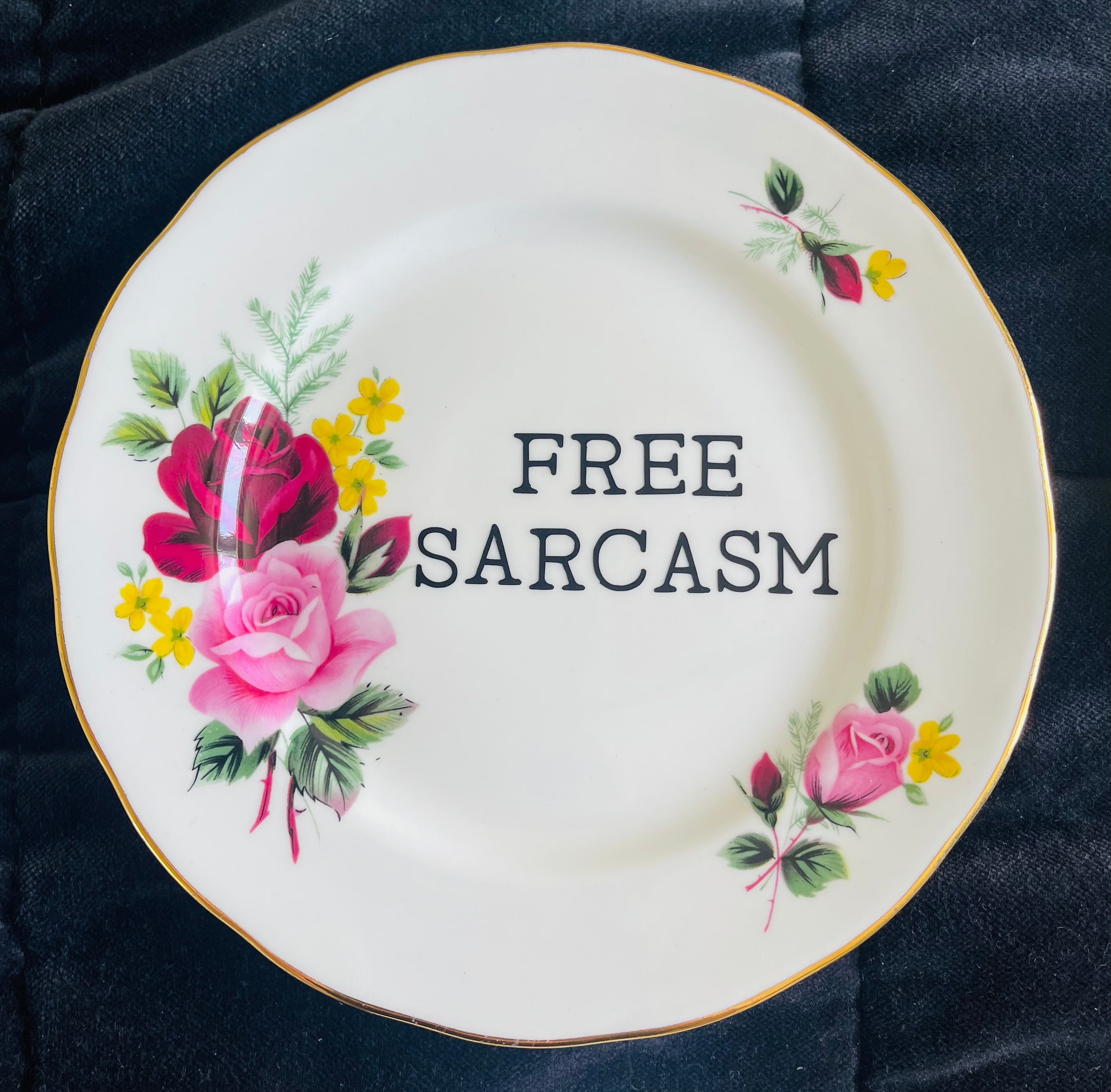 Sweary Plate - Free Sarcasm