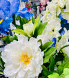 Bouquet - Artificial Iris, Dahlias, Roses