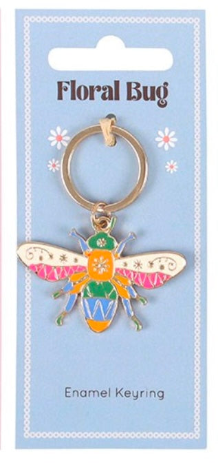 Key Chain - Floral Bug