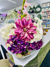 Bouquet - Artificial Hydrangea Dahlia
