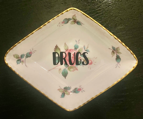 Sweary Plate - Drugs