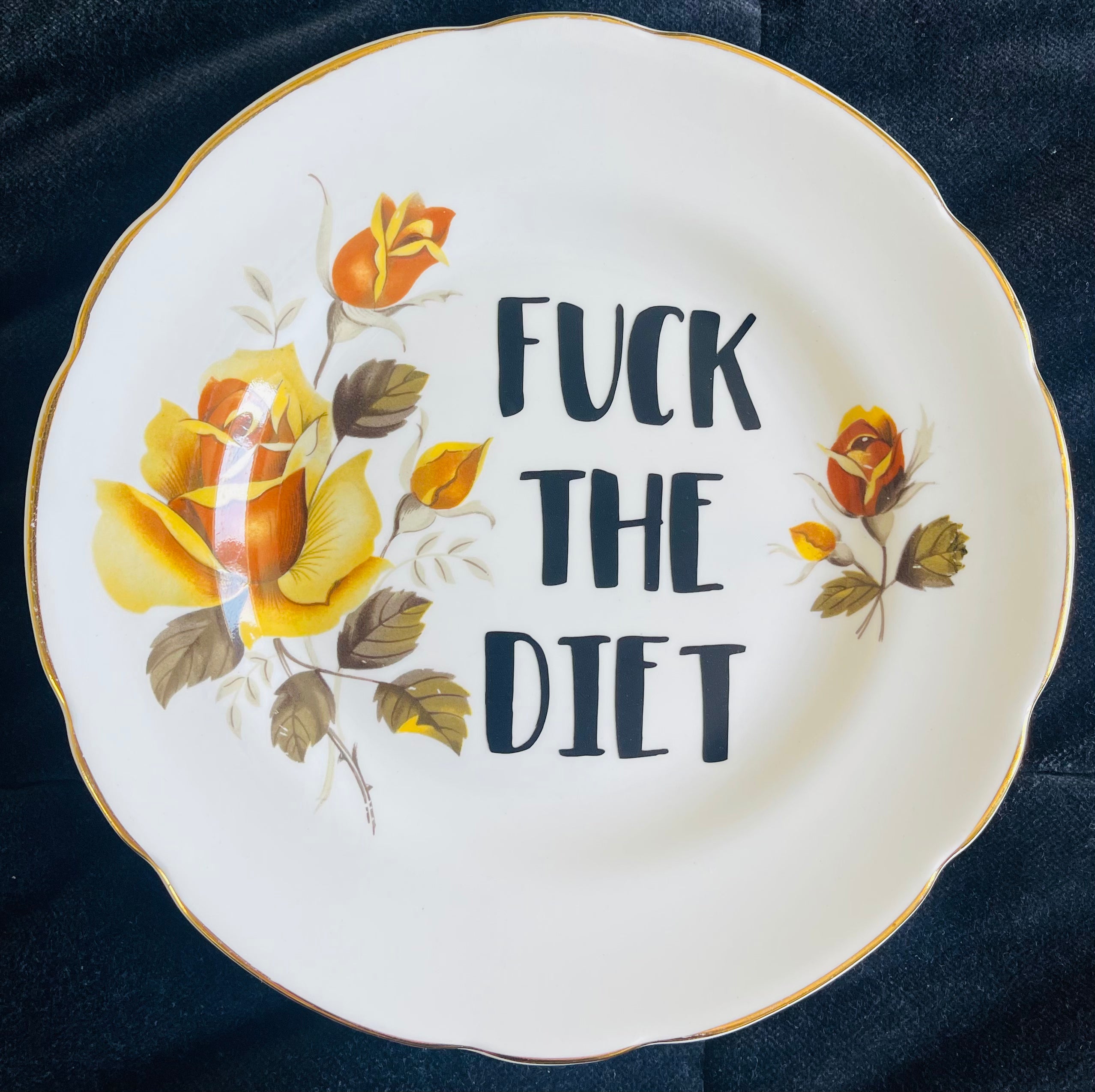 Sweary Plate - Fuck the Diet 2