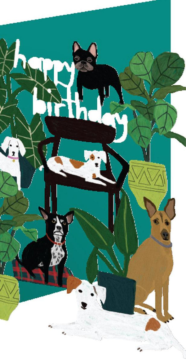 Card - Happy Birthday - Dogs