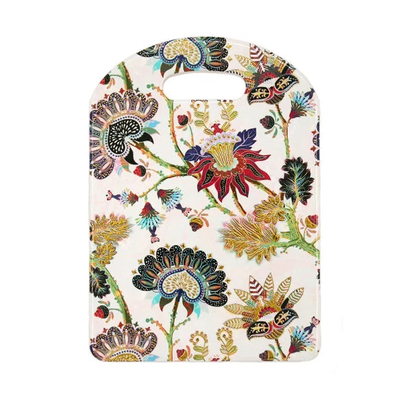 Trivet or Cheeseboard - Flowers with Gold