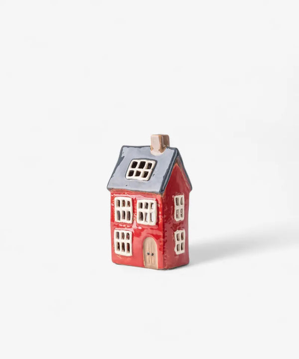 Alsace Tea Light - House Navy Roof