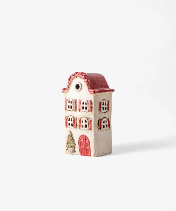 Alsace Tea House - Villa Christmas Stone with Red Shutters