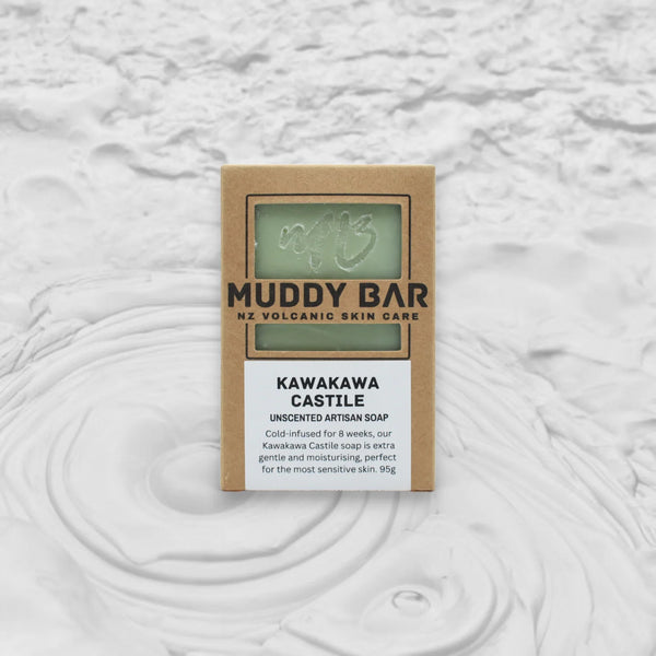 Muddy Bar - Kawakawa Castile - Unscented Artisan Soap