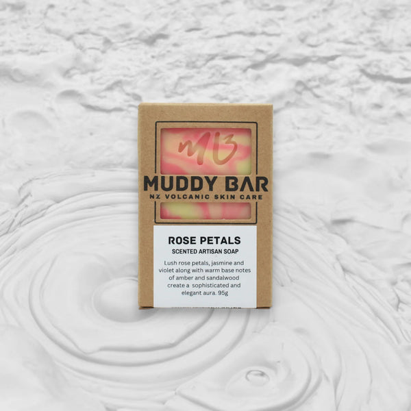 Muddy Bar - Rose Petals - Scented Artisan Soap