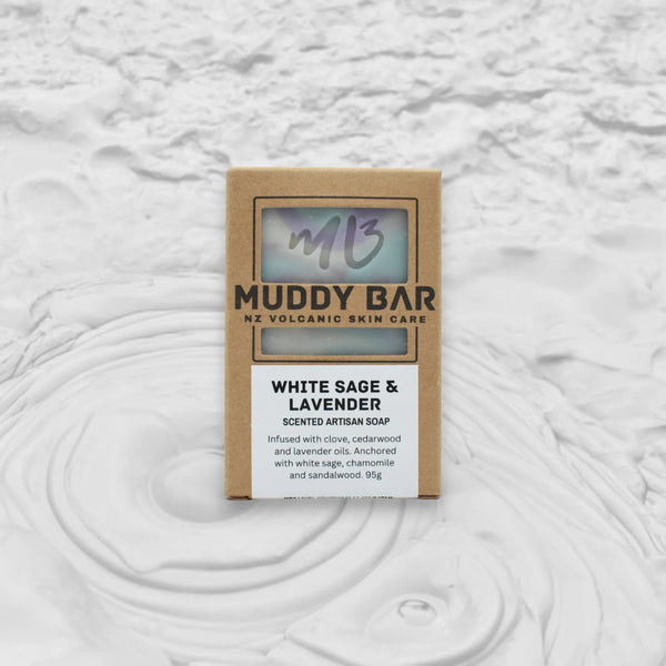 Muddy Bar - White Sage & Lavender - Scented Artisan Soap