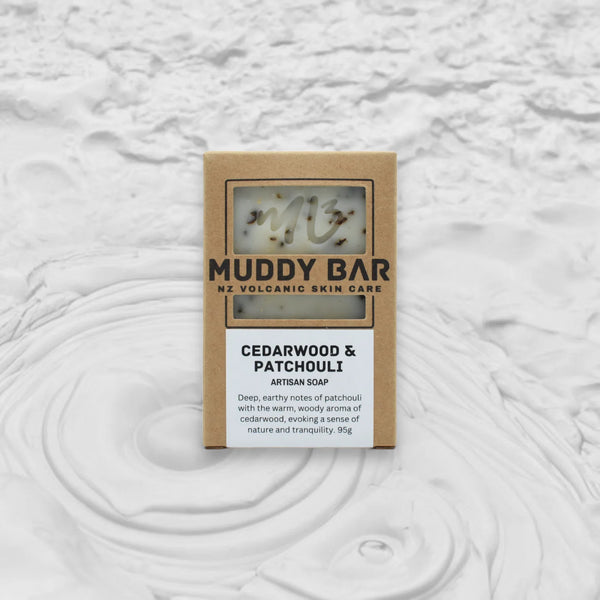 Muddy Bar - Cedarwood & Patchouli -  Artisan Soap