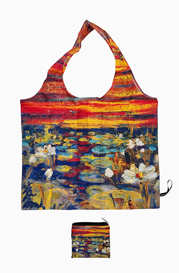 Reusable Shopping Bag - Water Lily