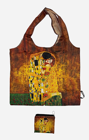 Reusable Shopping Bag - Yellow Print