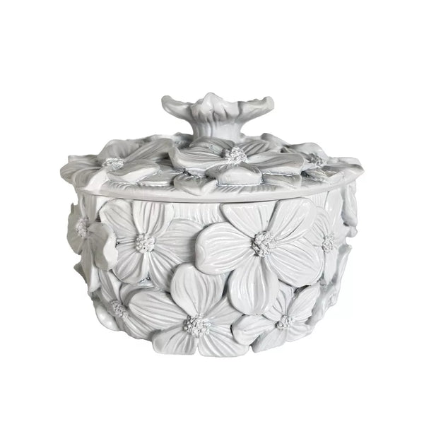 Trinket Box - Matte White Petal
